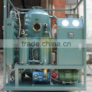 Single stage vacuum used oil purification system