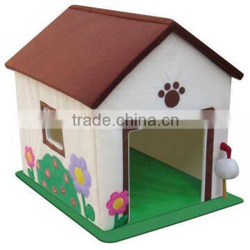 dog colourful cookie house pet plush house, pet plush house, plush pet home