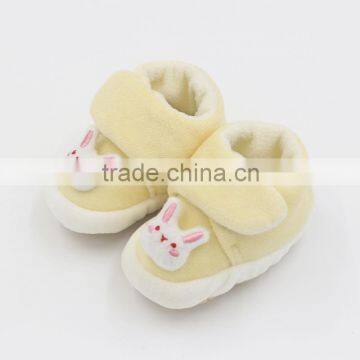 Newborn Baby Toddler Shoes With Soft Sole Yellow Rabbit