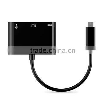 New design USB Type c To USB 3.0 Adapter 3 In 1 Type C to Hdmi Cable