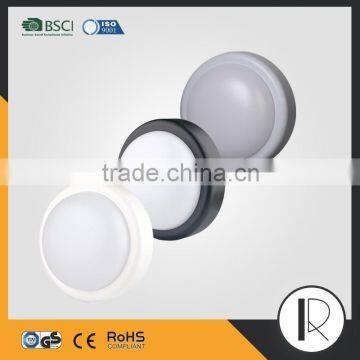 18W LED White Black Grey Round Surface Mounted Bulkhead Lamp photo-4