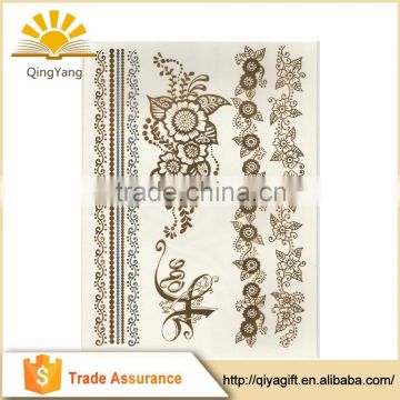 Water based temporary tattoo sticker flash skin jewelry tattoo