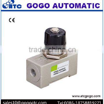 AS series flow control adjustable air pneumatic throttle valve