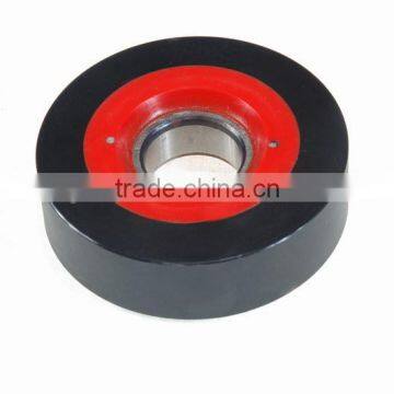 Escalator Waterproof Roller 80mm, 80x25mm, bearing 6205, 80x25x6205, Black