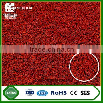 Wuxi new arrival hot-sale red turf football synthetic grass for sports exercise flooring