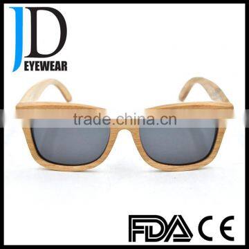2016 Rectangle Women Mens Cool Natural Wood Rectangle Wooden Sunglasses