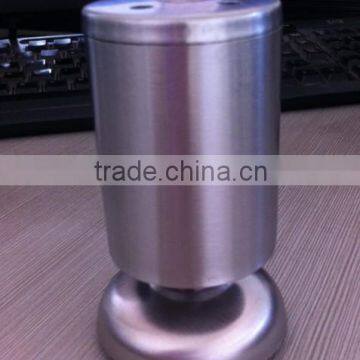 Regular furniture stainless steel cylinder cabinet leg