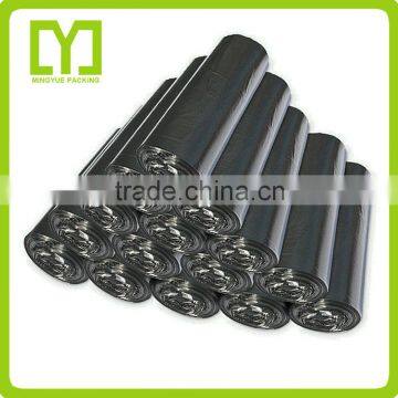 Equal price wholesale high quality custom black garbage bags on roll