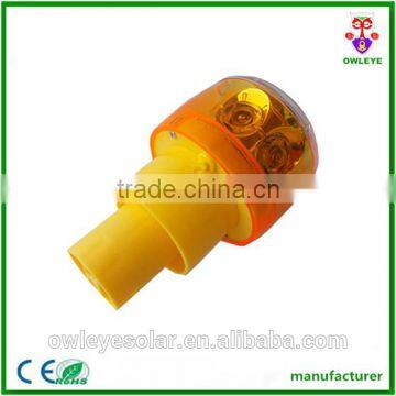 6 Pcs LED Strob Warning Signal Lamp/Barrier Solar Energy Blinker Light photo-3