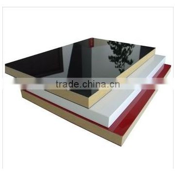 high glossy acrylic coated MDF board