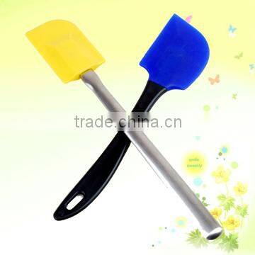 Heat Resistant Silicone Kitchen Utensil Tool Spatula Set With Plastic Handle photo-6