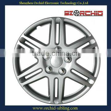 plastic decoration silver hubcap for truck