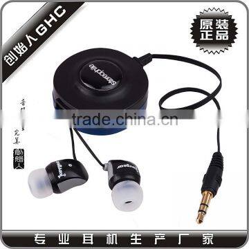 plastic earphone with microphone for laptop accessories