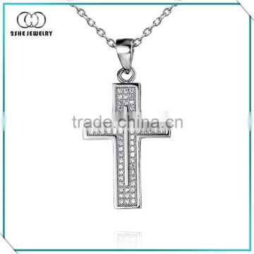 Wholesale Divine silver cross pendant necklace