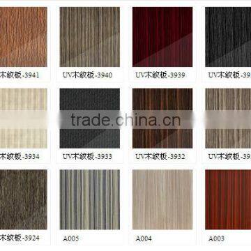 Titanium wood grain bood