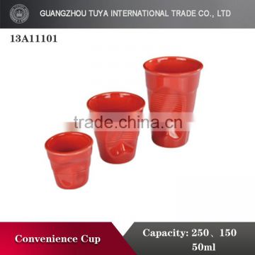 Practical ceramic cup high temperature color glaze