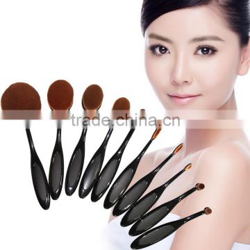 Low Price China Toothbrush Makeup Brush Set, Brush Sets Makeup 10 pcs Toothbrush Makeup Brush