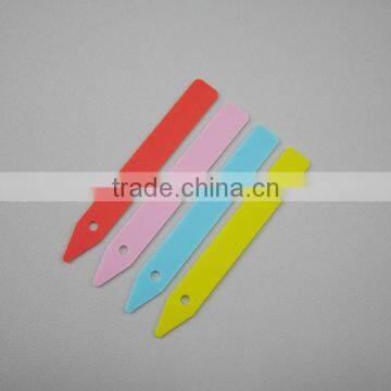 4 Inch Gardening Plastic Assorted Colored Pointed Plant Tag