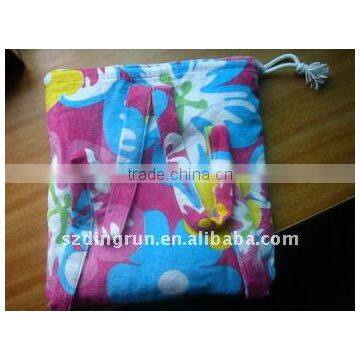 100% cotton printed bag towels with logo