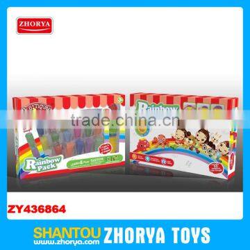 ZY436864 Hot sale plasticine color clay color clay educational toys play dough20 awesome colour dough DIY play dough