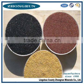 whosale natural colored sand/black sand price