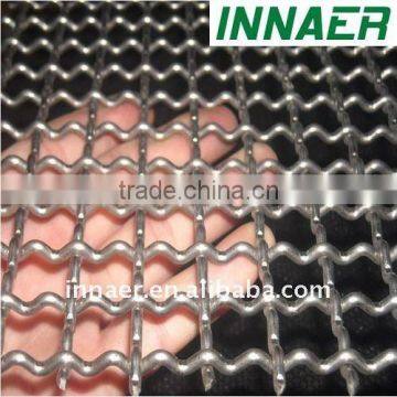 plain woven stainless steel crimped wire mesh (Exporter)