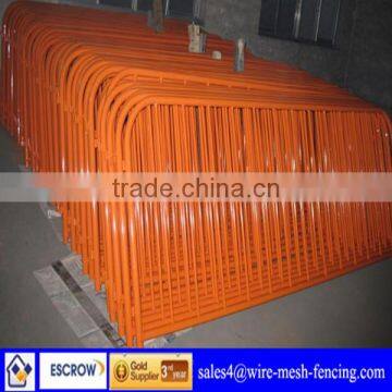 2014 Galvanized Pedestrian Tube Crowd Control Barriers