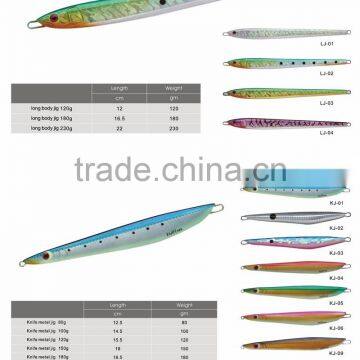 top quality Jigging Fishing lure metal bait