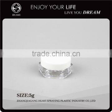 5g plastic empty cosmetic bottles and jars luxury