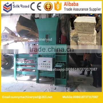 hydraulic PLC control wood chips|wood shavings|sawdust compress bagging machine