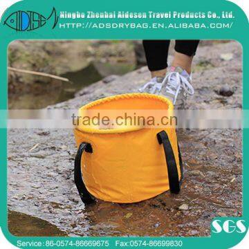 2014 Popular high quality silicone water folding bucket collapsible bucket