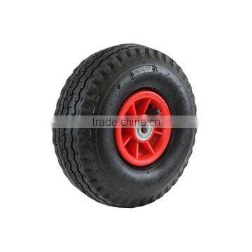 Top quality 410/350-4 plastic centred pneumatic wheels