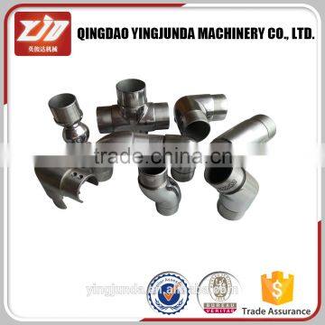 stainless steel handail elbow fitting 90 degree single slot elbow handrail pipe connector seller