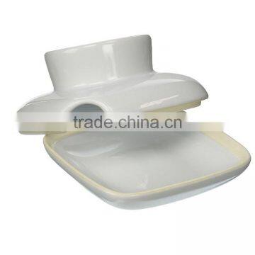 Stoneware Herb Planter White photo-2