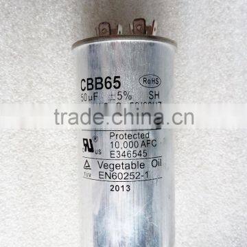Aluminum Run Capacitor CBB65 Air Conditioner Parts 250V 370V 440V photo-2