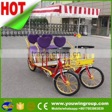 Park rental 4 wheelers pedal bike, 6 person bike, Bicycle 4 Wheel