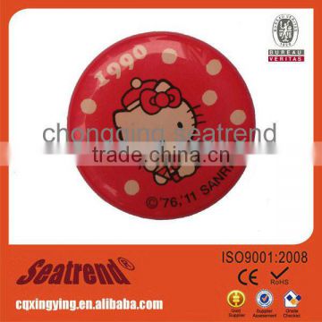 Good quality custom printing eco-friendly strong badge magnet