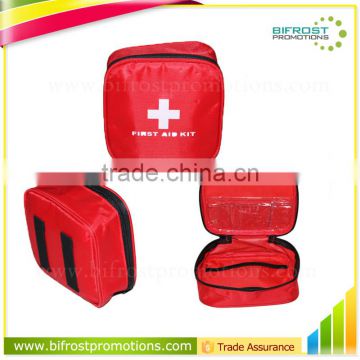 2016 Red Nylon Emergency First Aid Bag