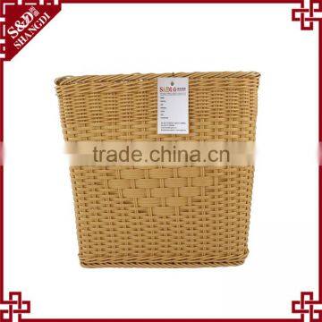Widely Use Cheap Price Plastic Rattan Nature Sundries Laundry Toy Storage Box