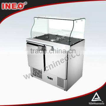 Commercial Compact Style Table Refrigerator For Salad In Buffet And Restaurant