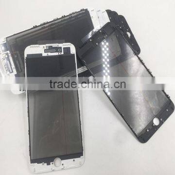 Glass Lens +Frame +oca Film+Polarizer Film for Iphone 7 for 7plus Glass With Oca Film Wth Bezel for Refurbish Lcd Assemlby photo-3