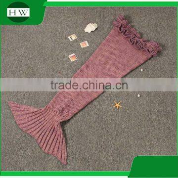 Amazon Wholesale Handmade Baby Kids Children Adults Knit Pattern Mermaid Tail Sleeping Bags photo-4