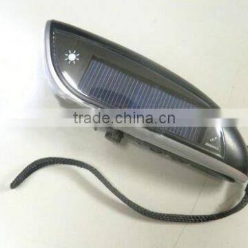 New Design Crank Emergency Mobile Charger Solar Torch Lamp photo-2