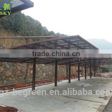 Free Standing Attached Patio Metal Carport Cover for Car photo-2