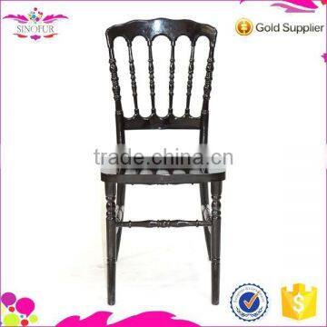 Brand New Sinofur black resin napoleon chair with cushion