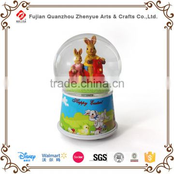 2015 cute yard musicial snow globes