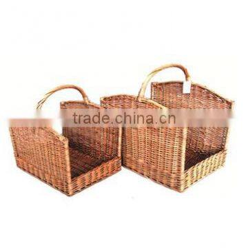 Buy wicker basket for firewood from Supplier