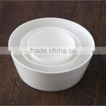 4.5 inch Porcelain rice Cereal Soup Bowls- new bone white