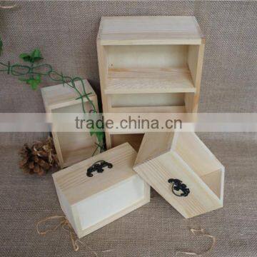 Antique Small Wooden Cabinet With Many Drawers photo-4