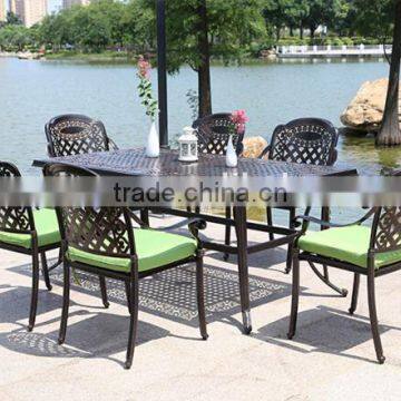 Sigma Cast Aluminium Garden Furniture Dinning Set Outdoor Table and Chairs photo-3
